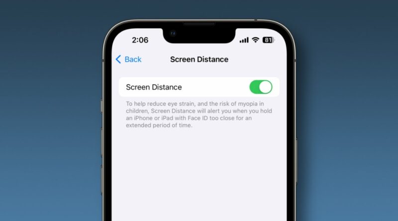 Schont eure Augen mit 'Bildschirm-Abstand' in iOS 17: Hier erfahrt ihr, wie das geht!