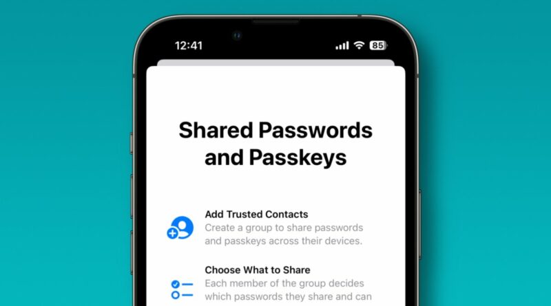 So teilen Sie Passwörter mit Familie und Freunden auf iOS 17