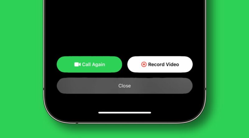So hinterlassen Sie Videonachrichten in FaceTime mit iOS 17