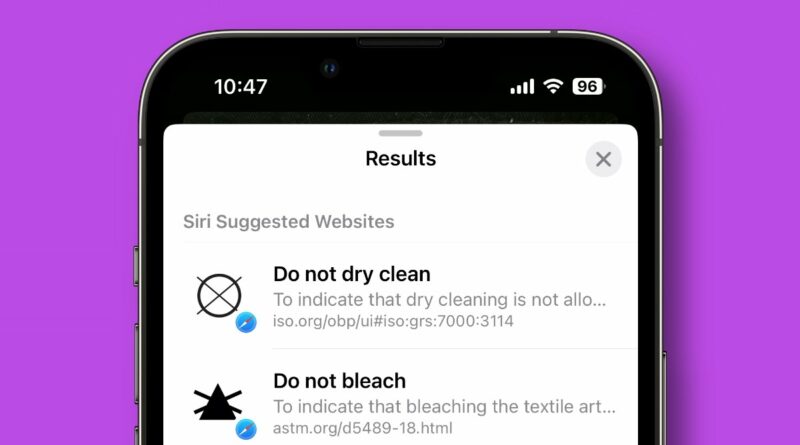iOS 17 macht Wäschewaschen leichter: So identifizieren Sie Wäschesymbole mit der neuen Visual Look Up-Funktion