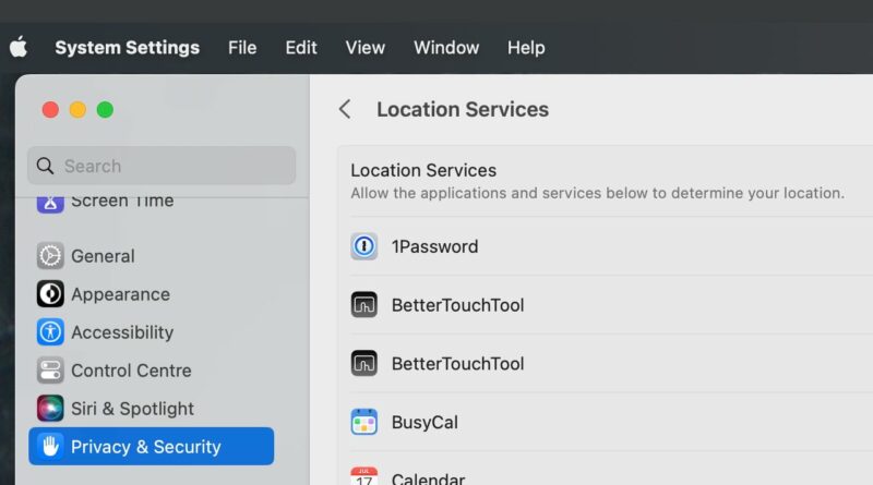 macOS Ventura 13.5-Update bringt einen gravierenden Fehler in den Ortungsdiensten